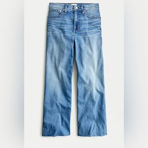 JCrew Slim Wide Leg Jean in French Blue wash